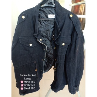 Parka Jacket Black (preloved)