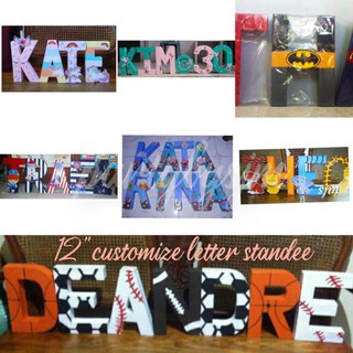 12 inches Customize Letter Standee