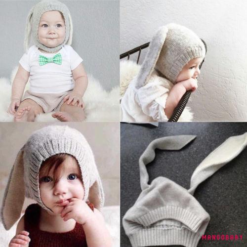 ☞MG-Infant Kids Winter Baby Boy Girl Knitted Rabbit