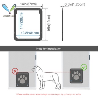 Pet Screen Door Magnetic Self-Closing Sturdy Sliding Doggy Screen Door for Dog Cat (8)