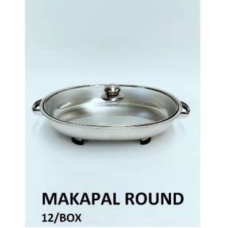 Food Warmer Stainless Steel Oval Food Tray 6pcs per set