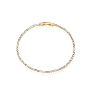 [XO] Jewelry 18k Gold Plated Diamond Eternity Tennis Ladies Bracelet