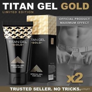 original Authentic Titan Gel Gold w User Manual