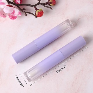 5 Pieces Purple Refillable Empty Tubes Lip Gloss Lipstick Cosmetic Containers DIY Supplies (2)