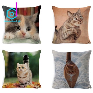 READY STOCK Cute Animal Cushion Cover Pillow Covers Linen Pillow Case Car Sofa (1)