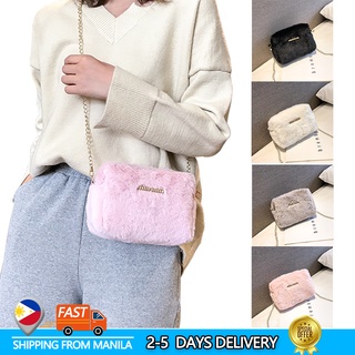 Korean Fashion sling bag for women shoulder sling Square stripes yazi bag Chain bag Small Square Bag (1)