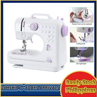 Portable Sewing Machine 12-Stitch Mini Multifunctional Household Sewing Machine Electric (1)