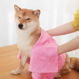 Pet Dog Cat Bath Towel Super Absorbent Fast Drying Towel Pet Grooming Supplies