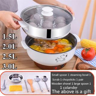 1.5L-3L student electric multi-function electric cooker automatic pan steamer frying