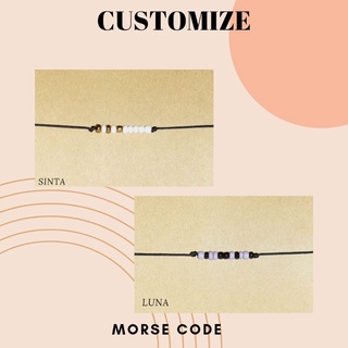 CUSTOMIZE Morse Code by luvielisa