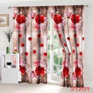Pink elegance 1PC New Curtina 110x210cm Design Curtain For Window Door Room Home Decoration (6)