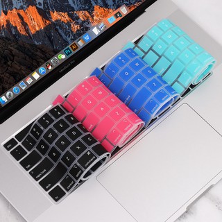 Apple Macbook Pro 16 inch A2141 2020 Mac Pro 13 A2289 A2251 Touch Bar Silicone Keyboard Cover US-Style Film Protector Ultra-thin Waterproof Dustproof