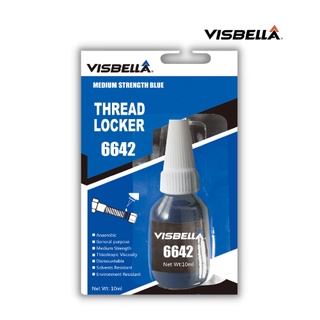 Visbella Thread Locker Sealant (Medium Strength), Blue, 10ml