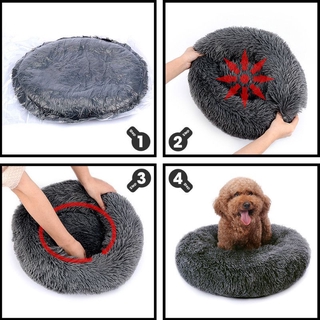 Long Plush Super Soft Dog Bed Dog Cat nest Washable Plush Pet Bed Deep Sleep Dog House Pet Kennel Comfortable Mat Sofa (6)
