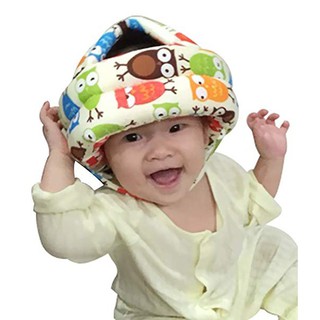 ○✤✌Baby Safety Anti-collision Protective Hat Soft Comfortable Head Protection Adjustable Helmet