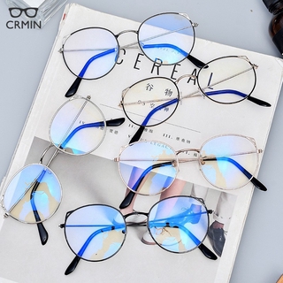 CRMIN Ready Screen fashion Blue Frame Anti Radiation Radiation Computer Glasses Reading Eye glasses Can replace lens