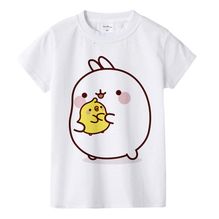 Molang and Piupiu Kids T Shirt Molang Bunny Children T-shirt Baby Molang Rabbit