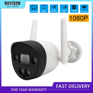 DAYTECH CCTV Wireless Outdoor 1080P HD 2MP Indoor WiFi IP Camera Waterproof Night Vision DT-H20