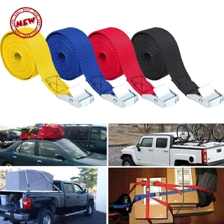 2.5M Car Roof Luggage Trailer Fixed Strap Rope Quick Release Cam Buckle Tie Down