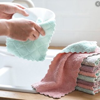 Magic Microfiber Double Sided Absorbent Kitchen Cleaning Rag Dish Cloth