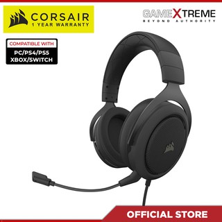 Corsair HS50 Pro Stereo Gaming Headset Carbon For PC/PS4/PS5/Xbox/Switch