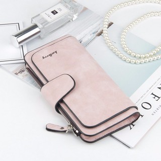 Fashion Women Wallets Matte PU Leather Long Purse Multi-Card (1)