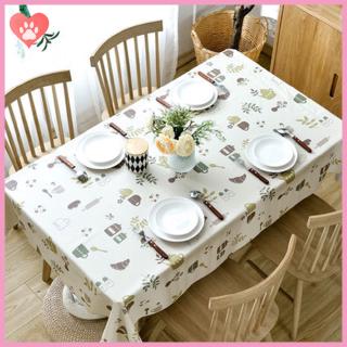 Waterproof Anti-oil Rectangle Printing Table Cover for Restaurant Home Banquet Decor