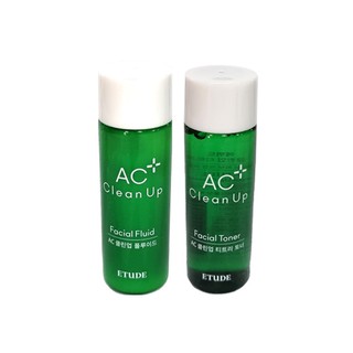 [ETUDE HOUSE] AC Clean Up Facial Toner & Fluid Travel Size