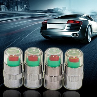 【SOYACAR】Car Tire Pressure Alarm Monitor Valve Stem Caps Sensor Indicator Valve Cap 2.4Bar 36PSI (5)