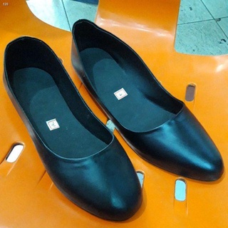Preferred✜▩Marikina Duty Shoes BLACK MATTE flats with 2 design to choose