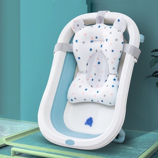 Cartoon Baby Shower Bath Tub Pad Non-Slip Bathtub Mat Newborn Safety Security Bath Support Cushion
