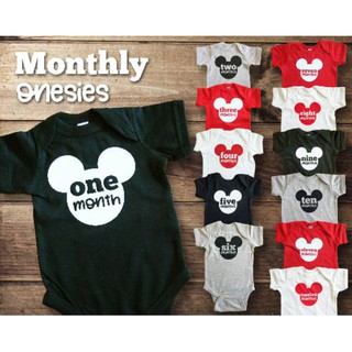 Baby Monthly Milestones | Mickey