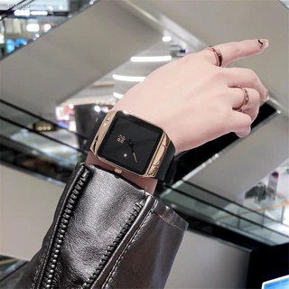 New watch personality big dial simple retro temperament men and women square couple watch trend domi