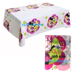 MINNIE MOUSE THEME BIRTHDAY PARTY TABLE COVER PROTECTOR decor favor needs supply decoration souvenir