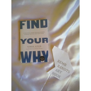 Find Your Why by Simon Sinek Book Paper in English for Education