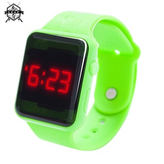 ﹉LP Electronic Digital LED Silicone Watch Wristwatch Bracelet