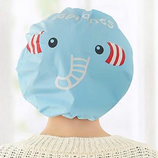 Bath Cleaning Hat Cute Reusable Shower Caps Waterproof Elastic Kids Adults