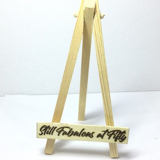 Personalized Mini Wooden Easel Picture Stand 15x9cm