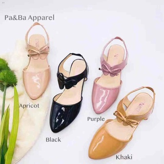 Preferred┋☽Korean Women Flat sandals Glossy&Gamosa