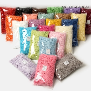 100g Colorful Shredded Crinkle Paper Raffia Candy Boxes DIY Gift Filling Material Tissue Party Packaging Filler Decor