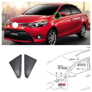 【Ready Stock】▪♤Auto Front Pillar Side Mirror Moulding Rearview Mirror Triangle Cover Triangle Trian