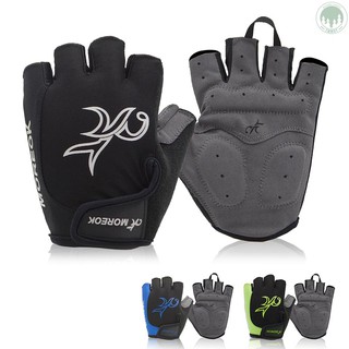 Cycling Gloves Mountain Bike Bicycle Gloves Breathable Shock Absorbing Padded Half Finger Sports Gloves for Men and Women