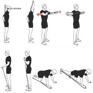 MISD Fitness Equipment Resistance Band Elastic Gym Workout Training Yoga Tube Rope (6)