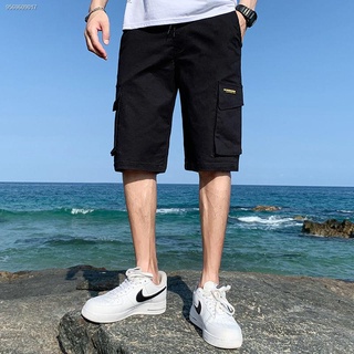 Shorts men s summer five-point pants thin section casual sports loose beach big pants breeches men s