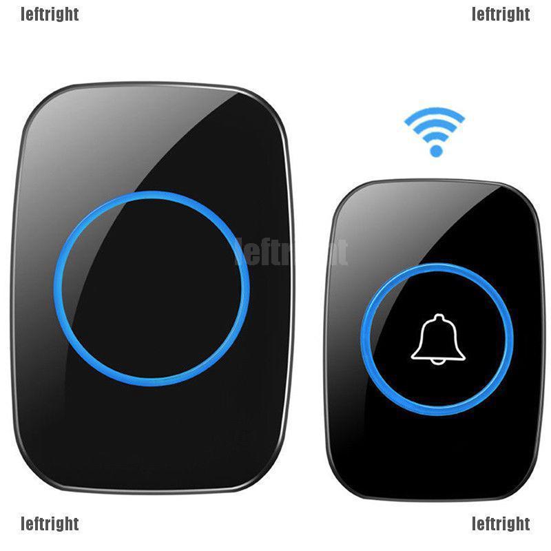 [YLEF] 300M Waterproof LED Wireless Doorbell EU/UK/US Plug 38 Songs Chime Door Bell MNM
