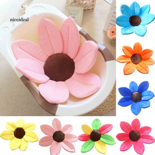 ✲Nd Bath Mat Blooming Flower Infant Bathtub Shower Petal Pad Plush Cushion