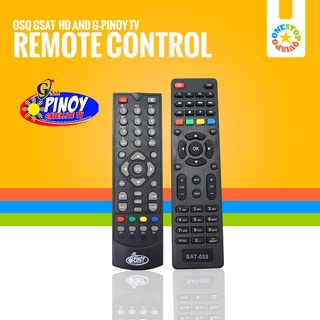 OSQ GSAT HD and Gsat Pinoy Gpinoy TV Box Remote Control
