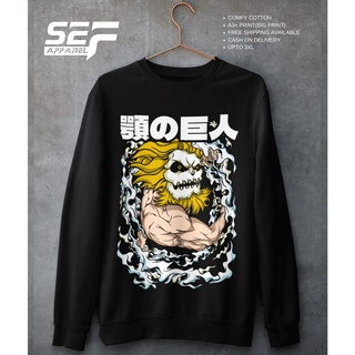 SEF Apparel Anime Series Attack On Titan Sweater Jaw Titan