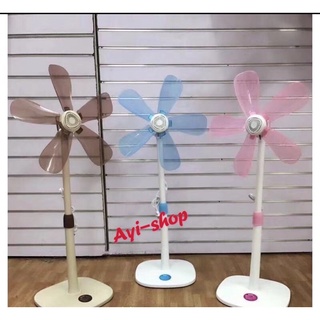Ayi-shop 5 five blades stand fan Small electric fan floor fan fans #cod