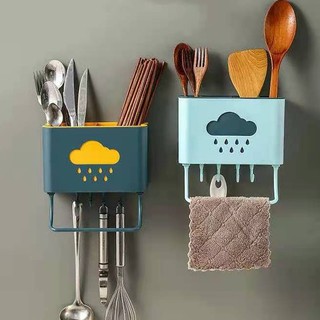 KM✔ Drain Chopstick Rack Kitchen Storage Tableware Chopsticks Storage Rack Kitchen Organizer